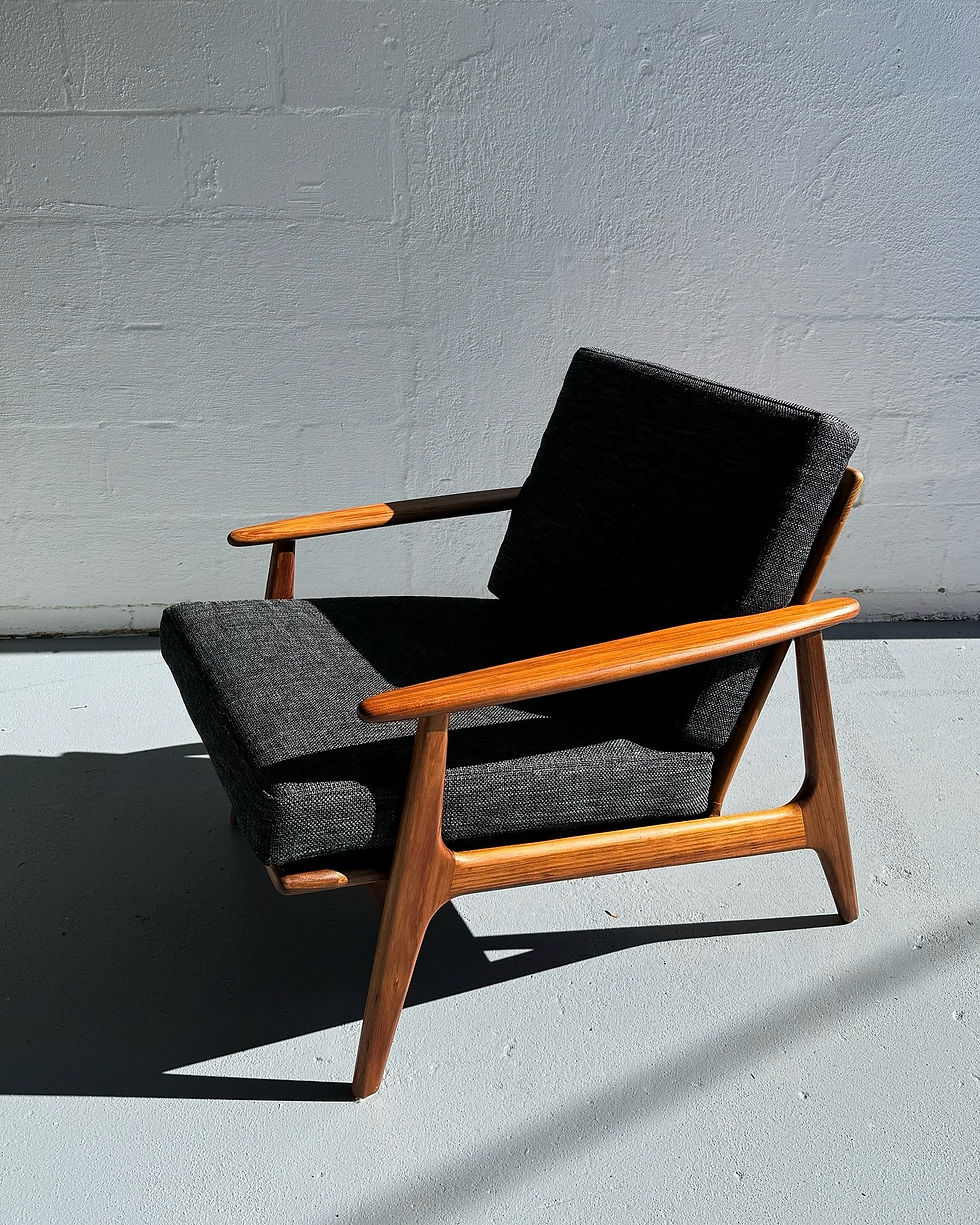Thumbnail: Parker rattan back Armchairs | Pair
