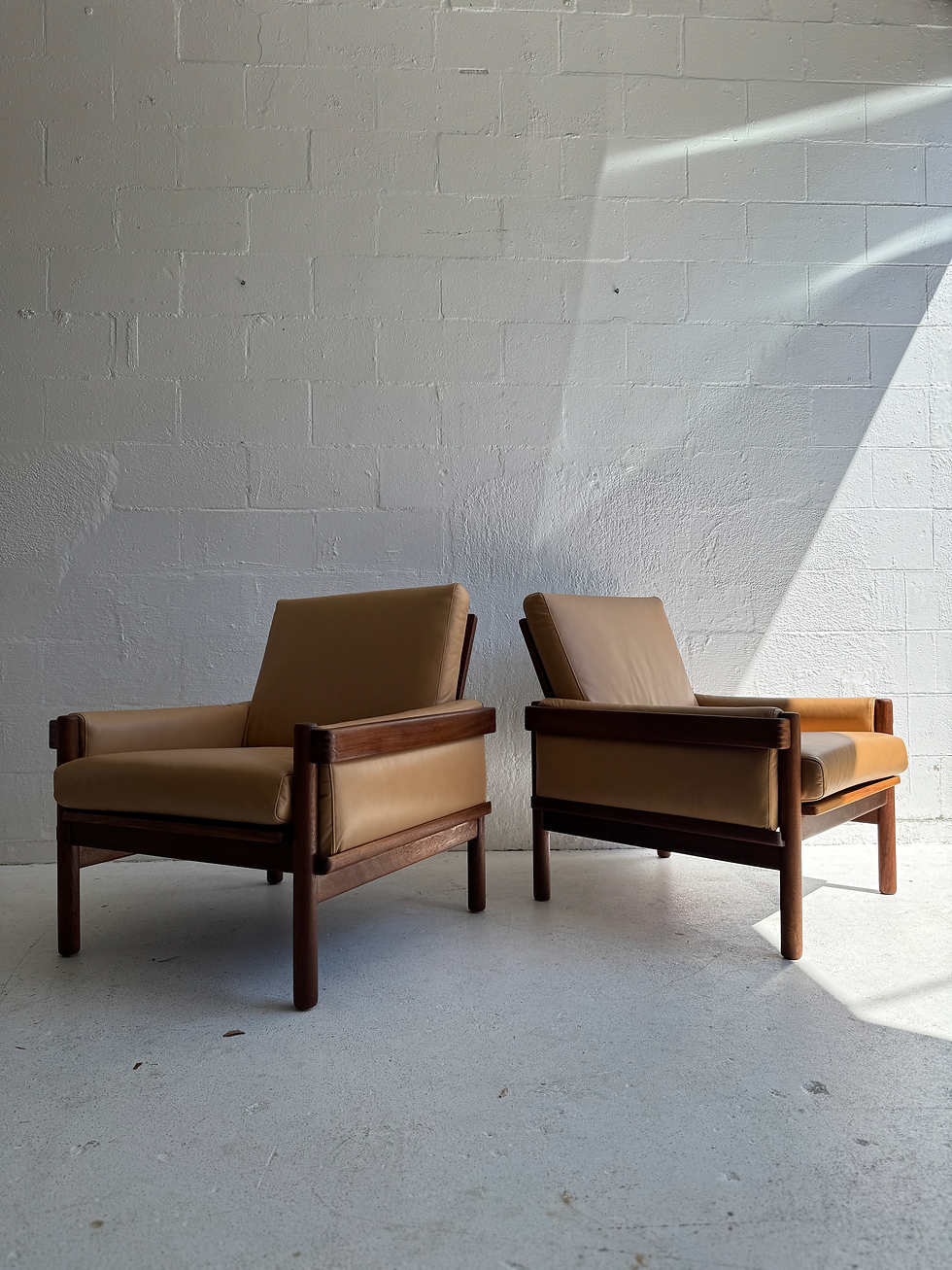 Thumbnail: Danish Deluxe ‘Rifka’ armchair/pair 
