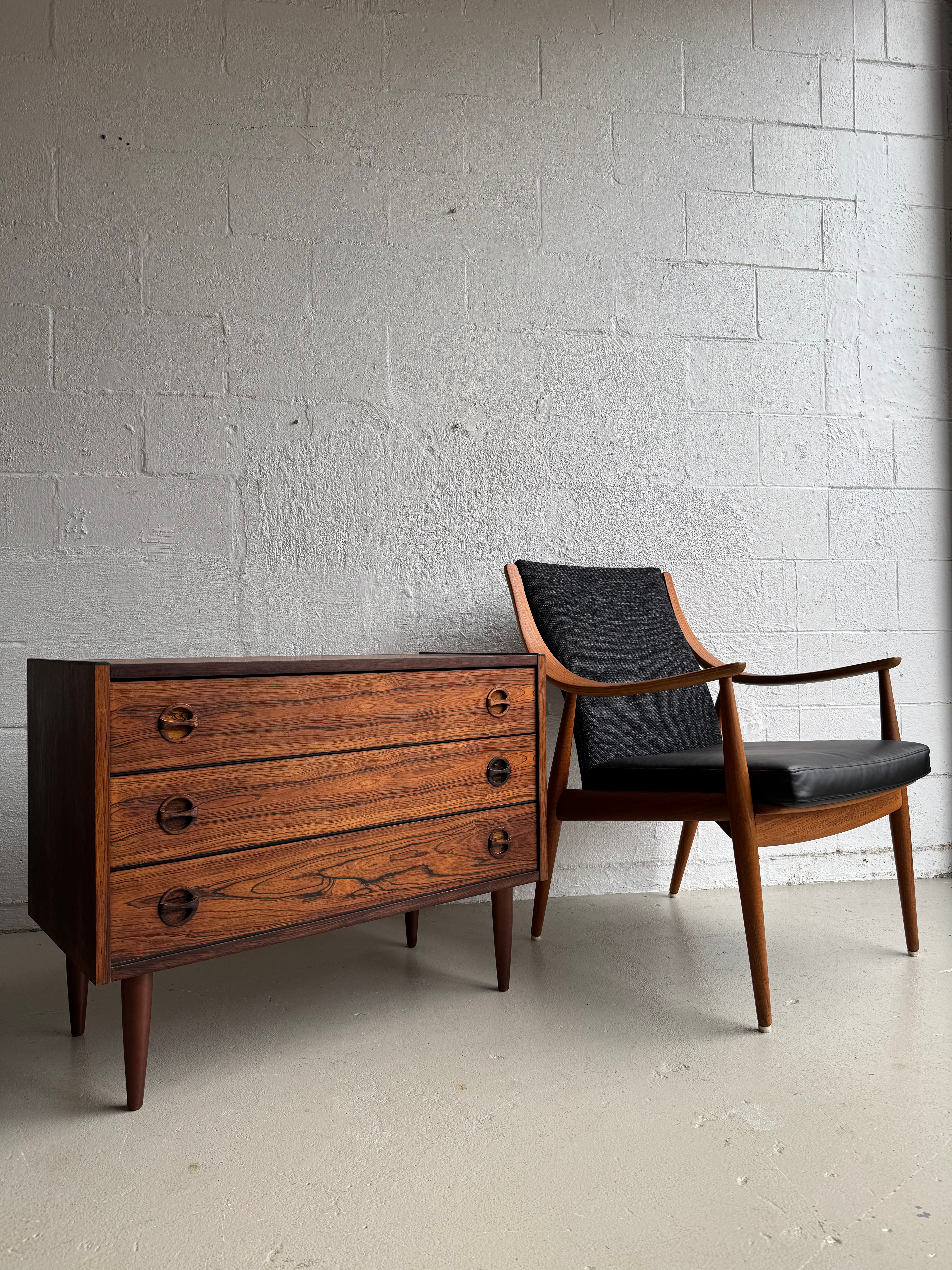 Danish rosewood chest of drawers
