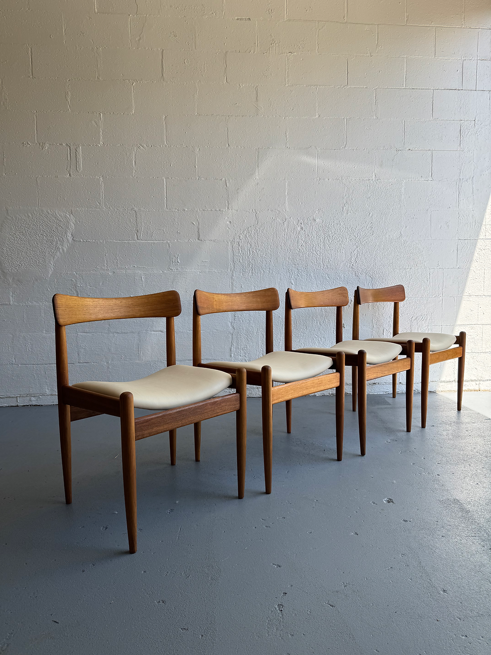 Thumbnail: Parker 'Nordic' dining chairs/set 4 