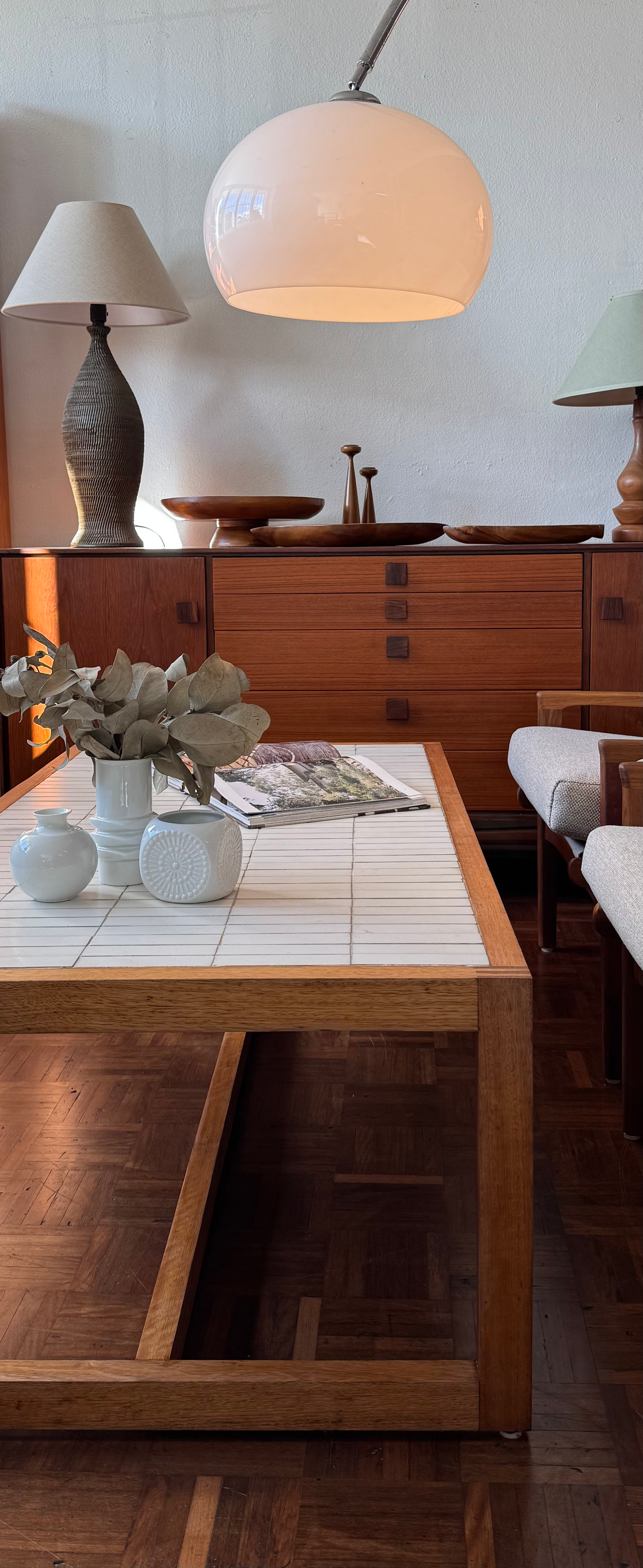 Mid century Tiled coffee table 