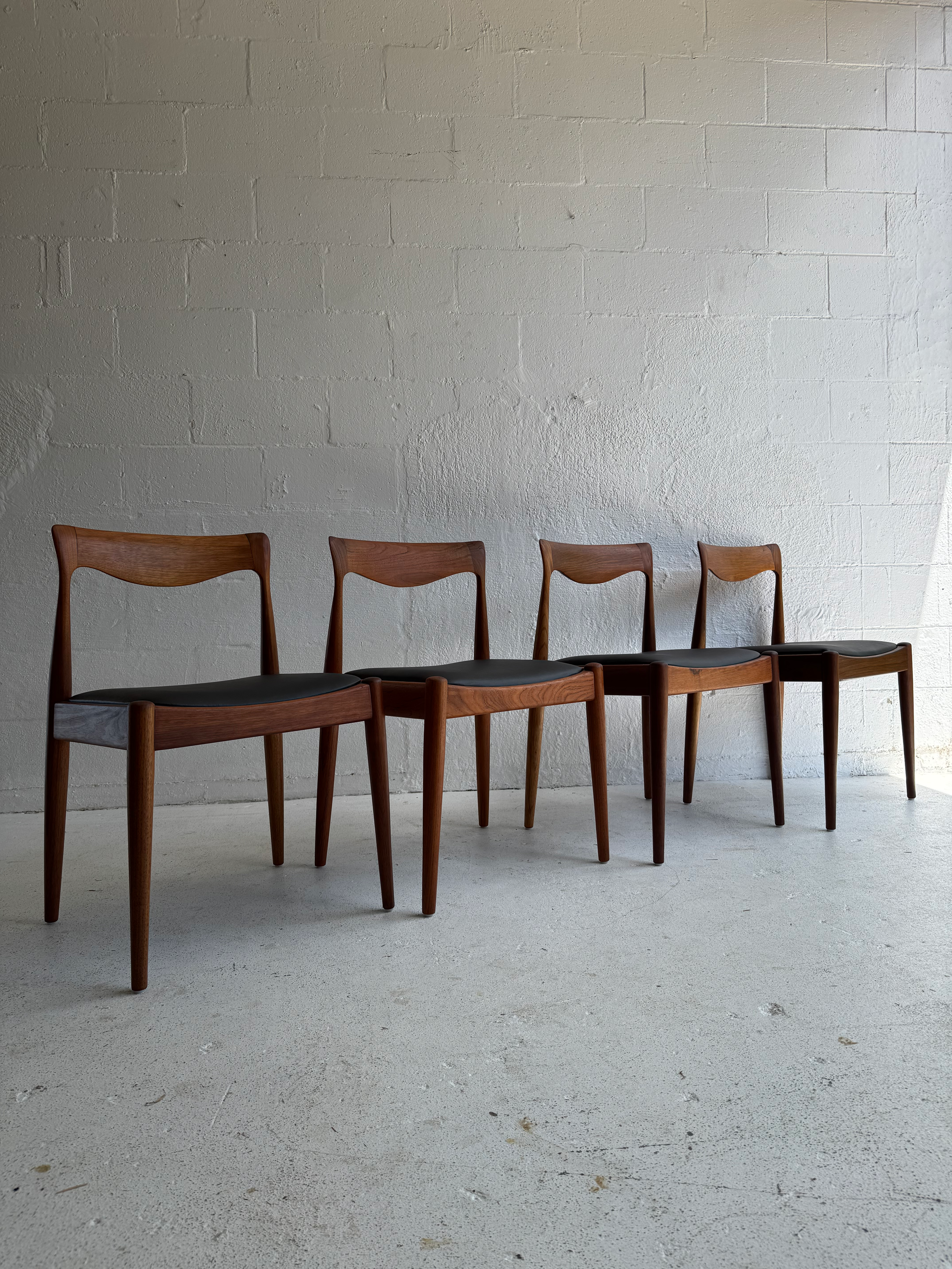 Danish Deluxe Dining Chairs/set 4