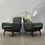 Thumbnail: Danish De Luxe ‘Ziva’ armchair/pair 