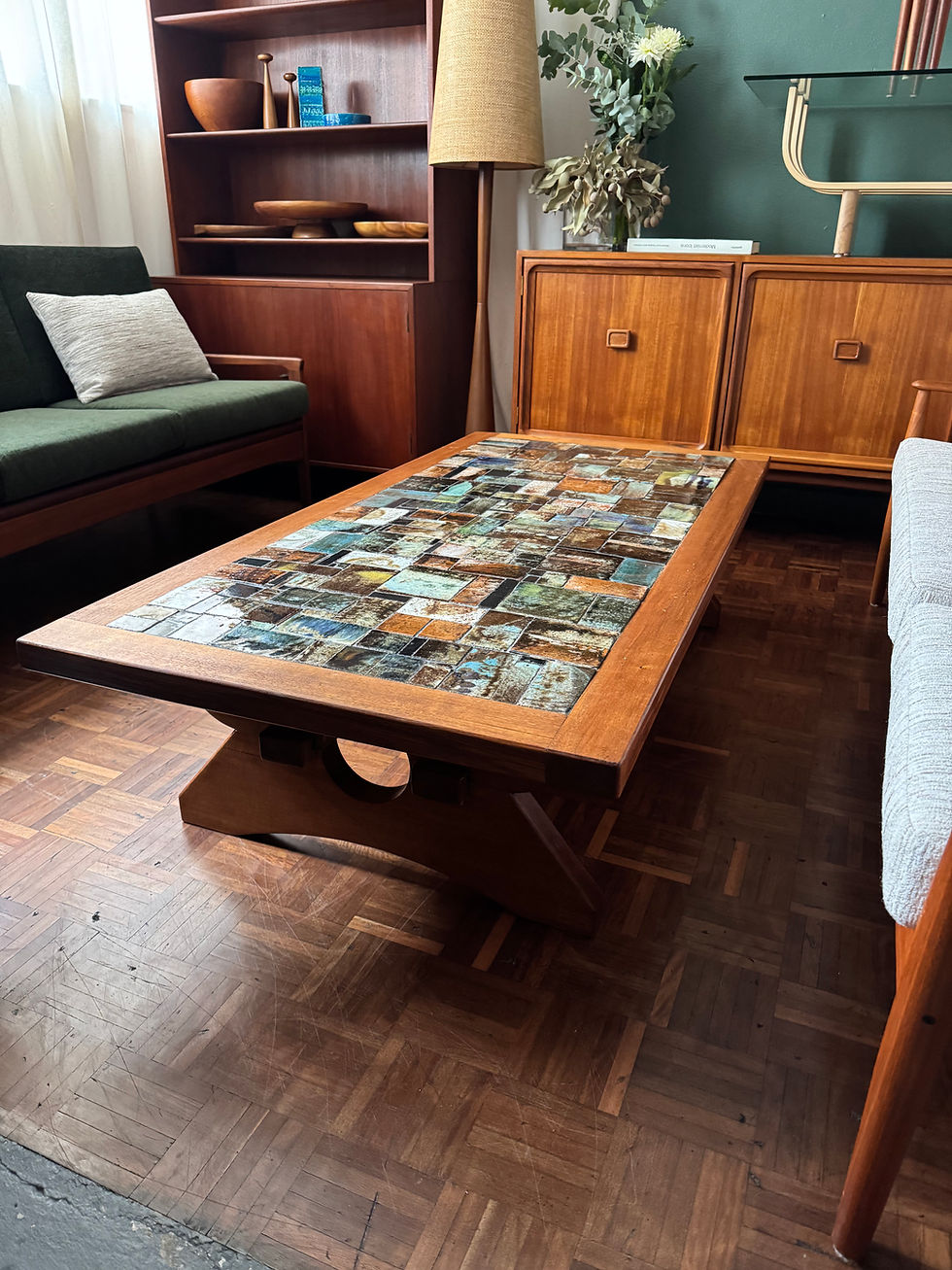 Thumbnail: Large Gerard Havekes tiled coffee table 