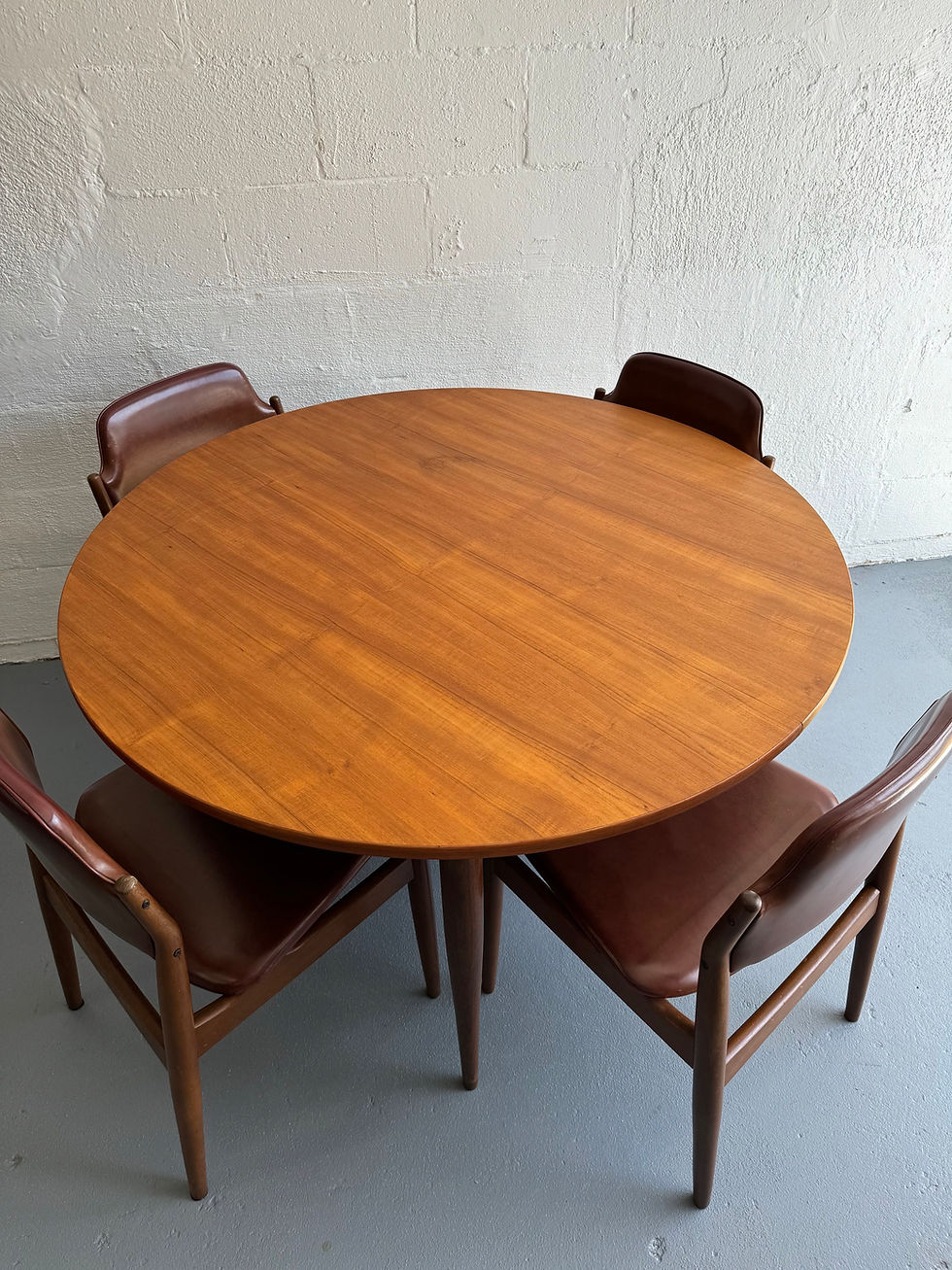 Thumbnail: Moderntone circular extension dining table