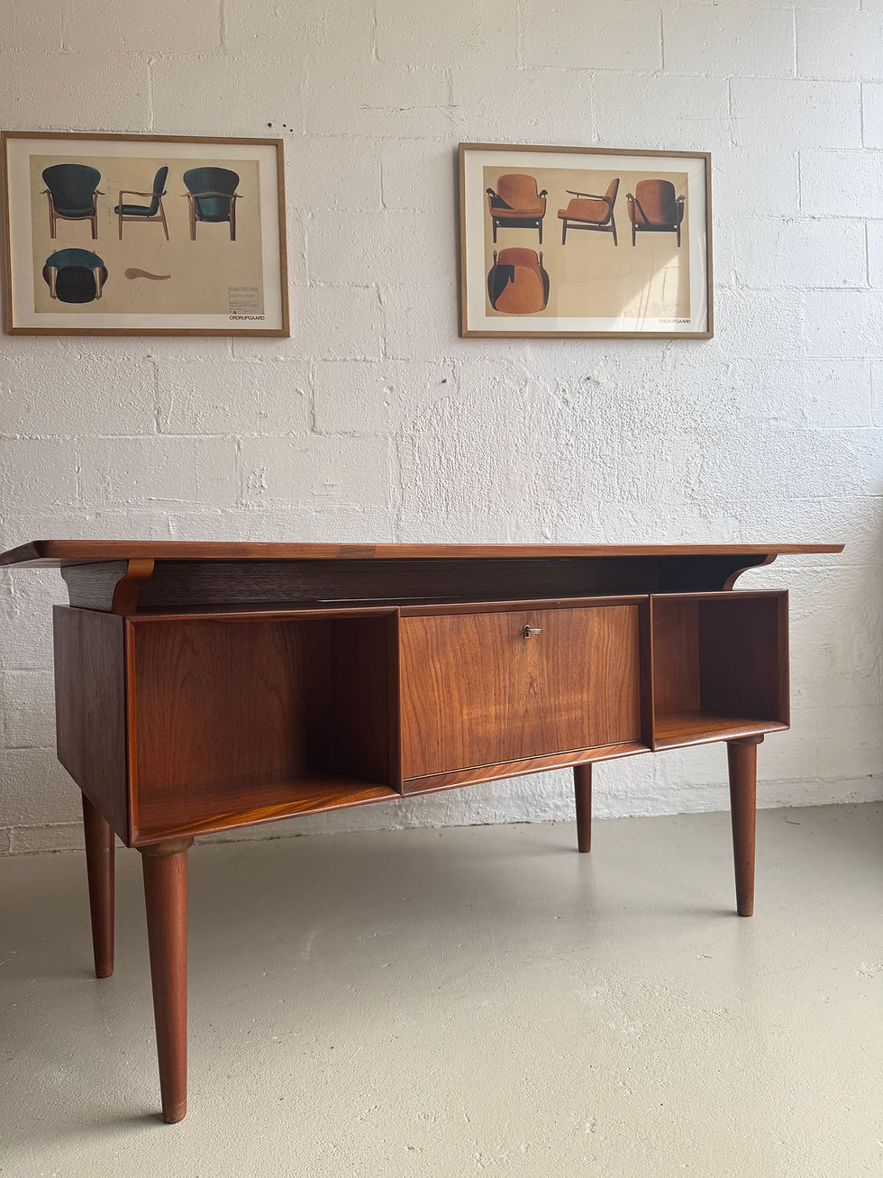 Thumbnail: Danish teak executive desk 