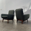 Thumbnail: Danish De Luxe ‘Ziva’ armchair/pair 