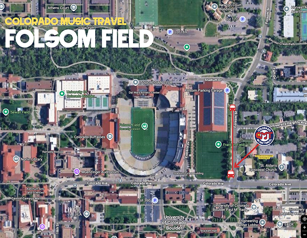 Folsom Field Concert Parking