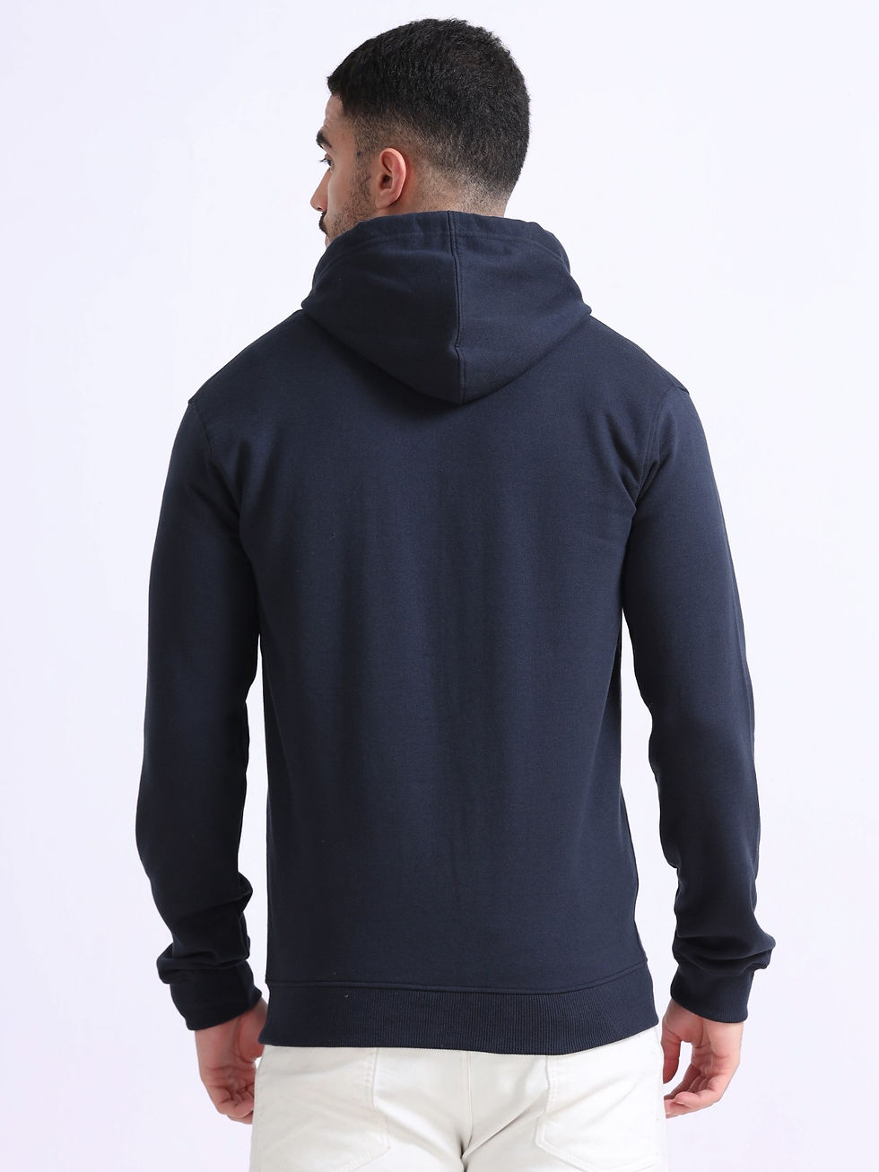 Thumbnail: Zipper Hoodie New Grey Melange