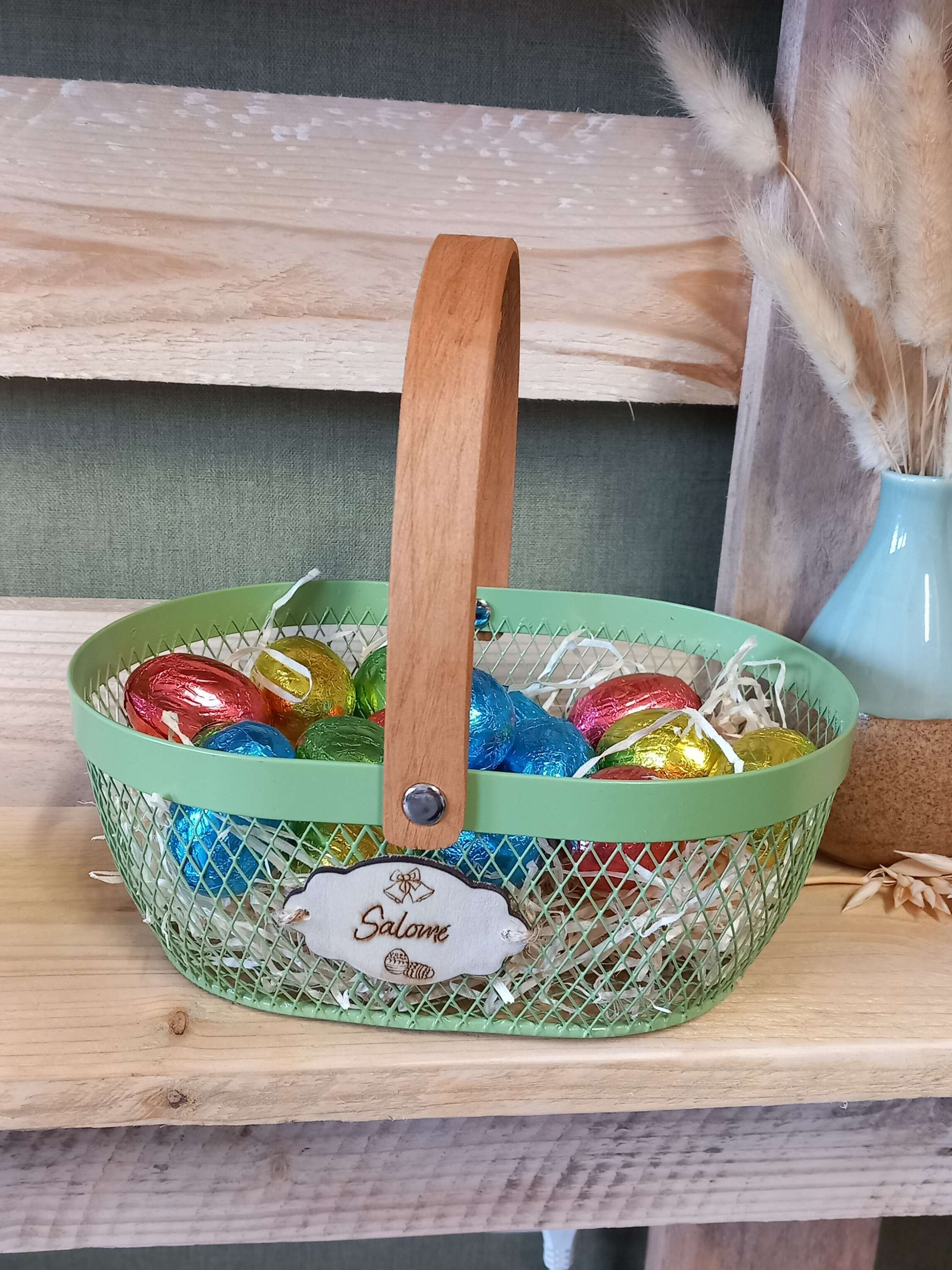 Panier de Pâques personnalisé