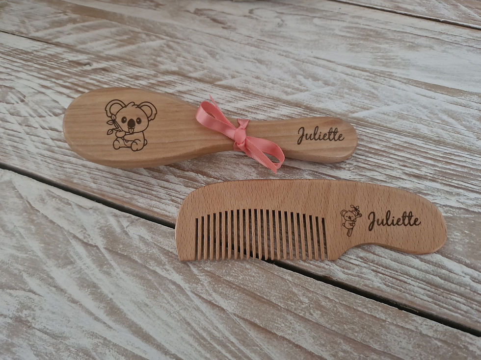 Miniature : Brosse et peigne 