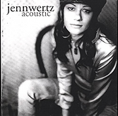 Jenn Wertz in 2002 Acoustic Album cover