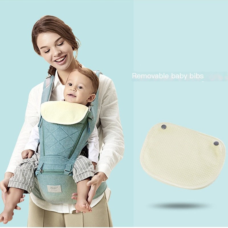 Miniatura: Baby Carrier with Bass Bear Hip Seat for Front Carry
