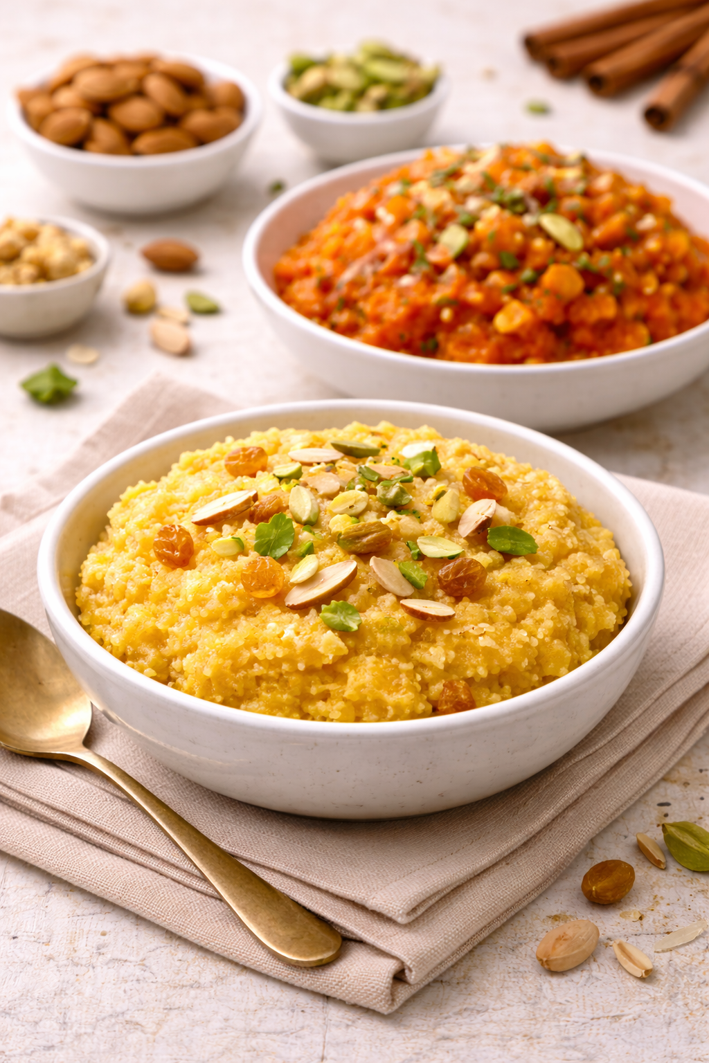 Arranged Food and Objects