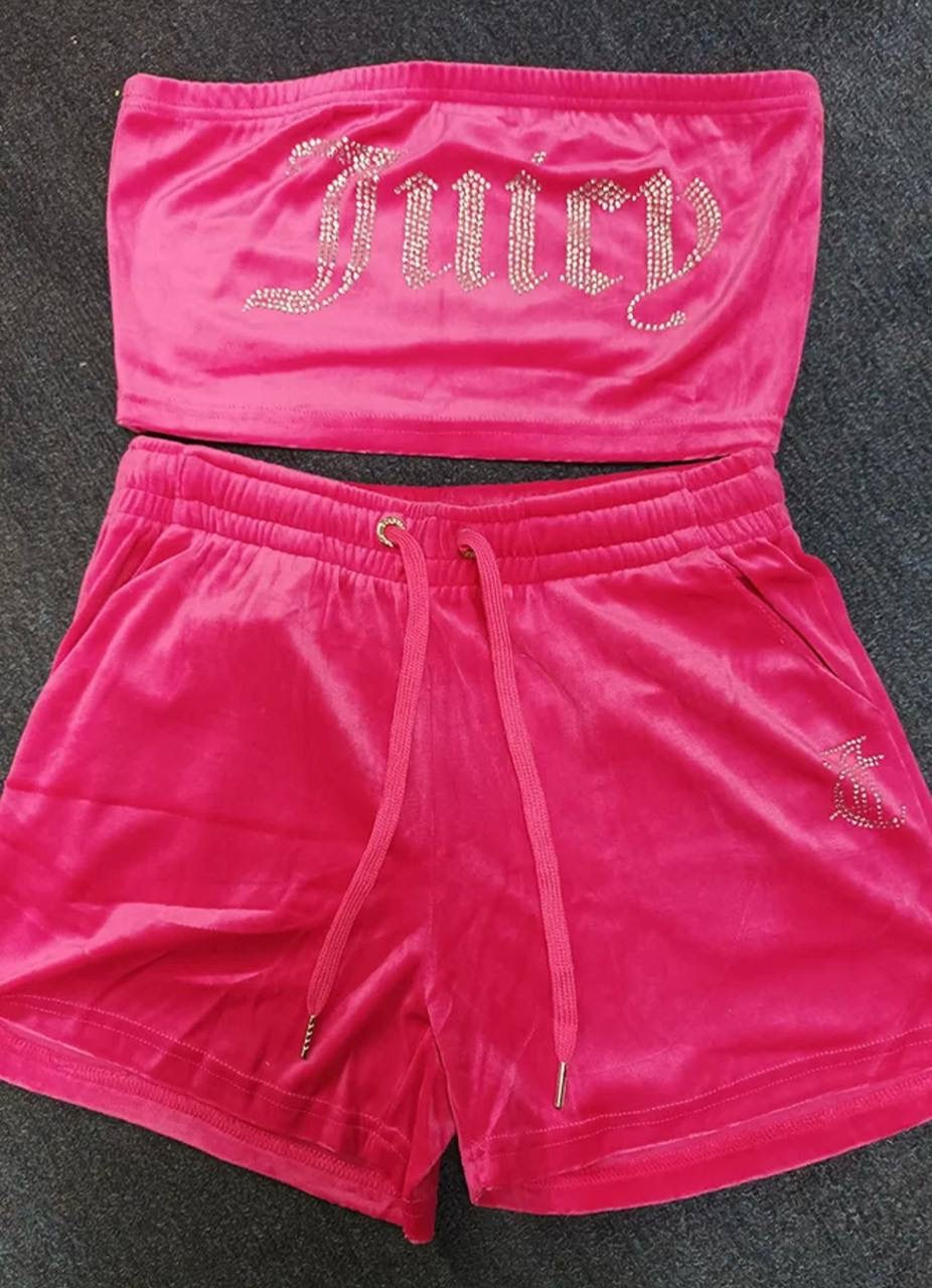 Thumbnail:  juicy couture top and shorts set 