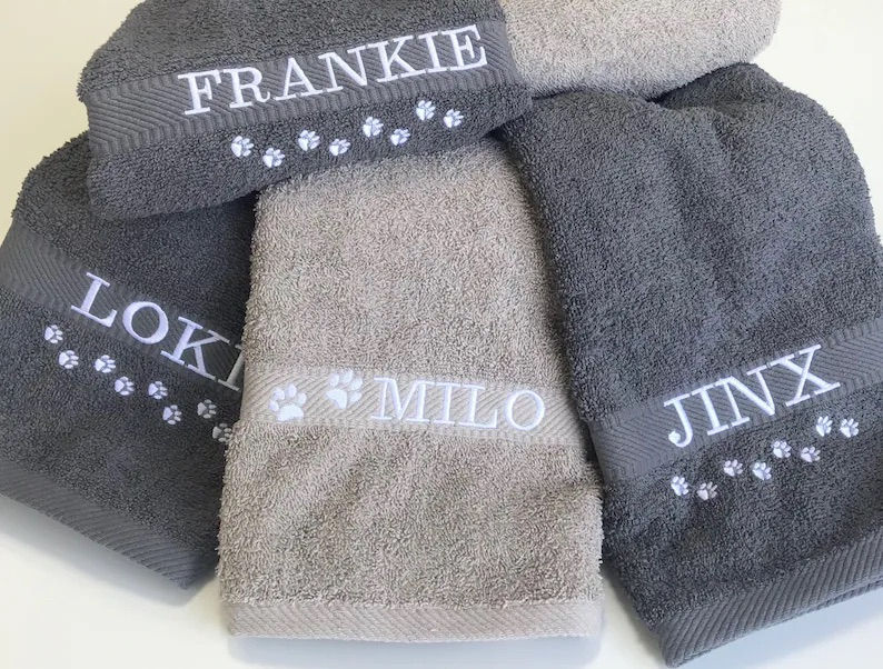Thumbnail: Personalised pet towels