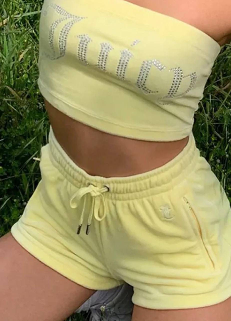 Thumbnail:  juicy couture top and shorts set 