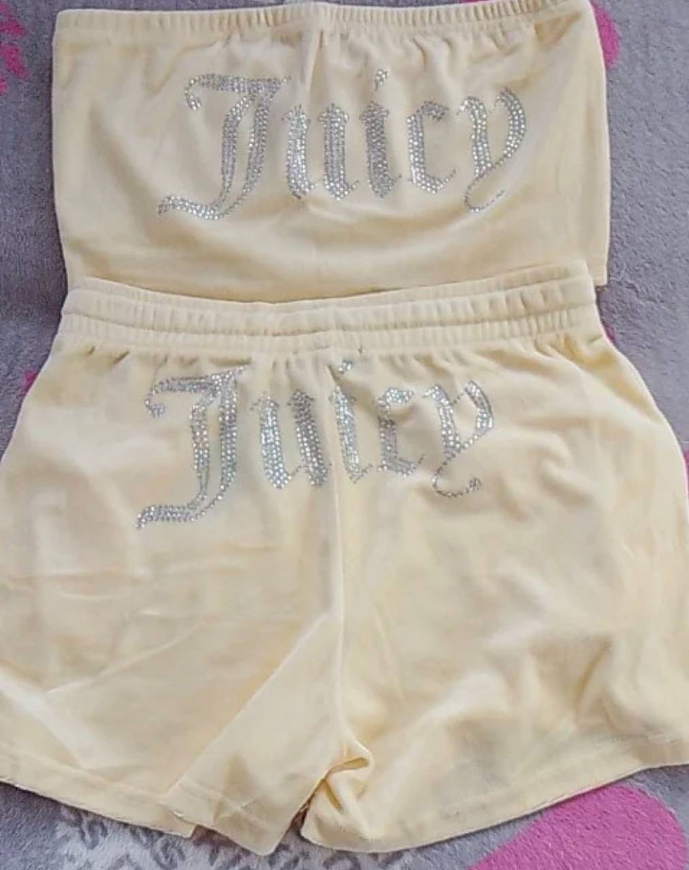 Thumbnail:  juicy couture top and shorts set 