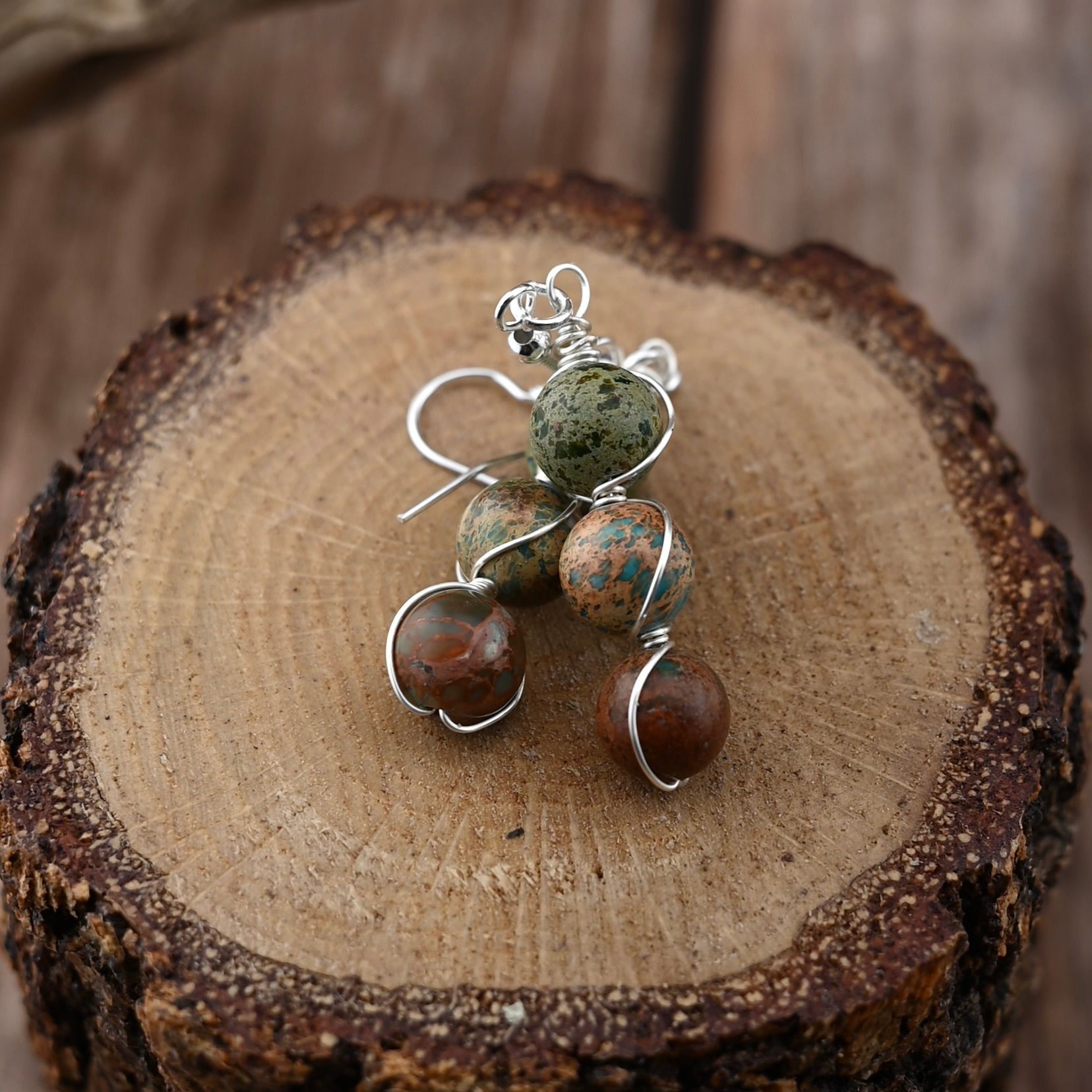 Sediment Jasper Earrings