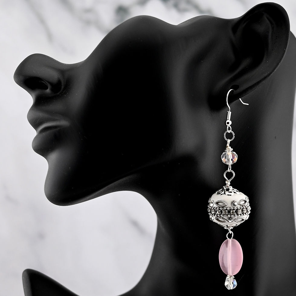 Thumbnail: Pretty Dangling in Pink Earrings