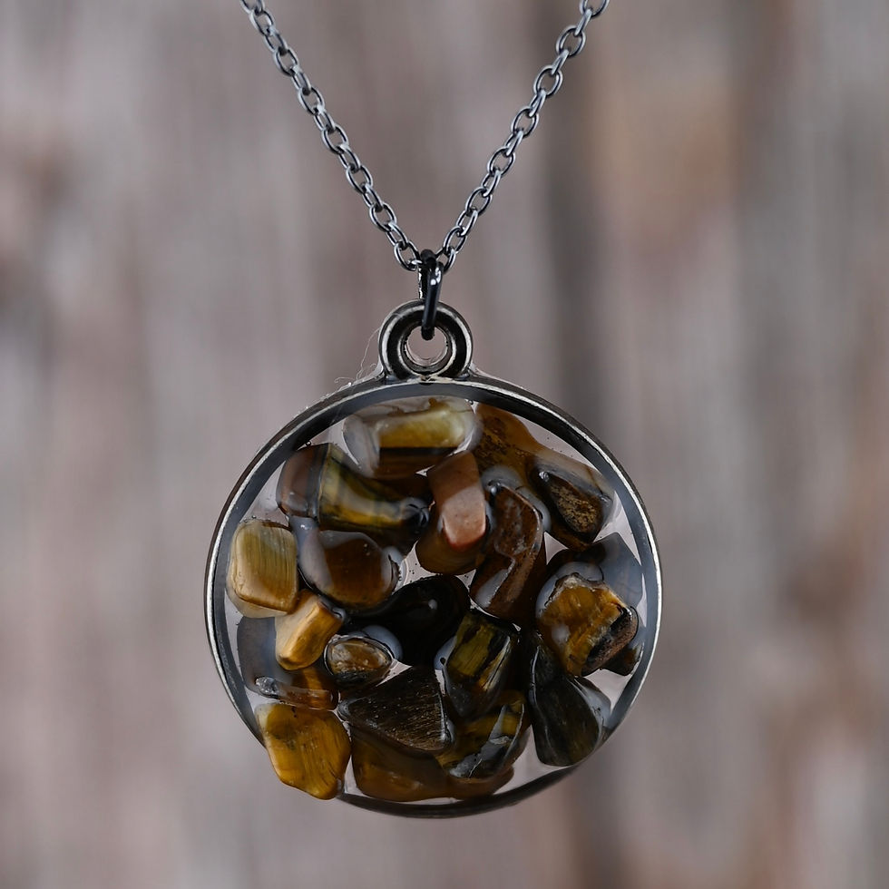 Tiger's Eye Round Necklace