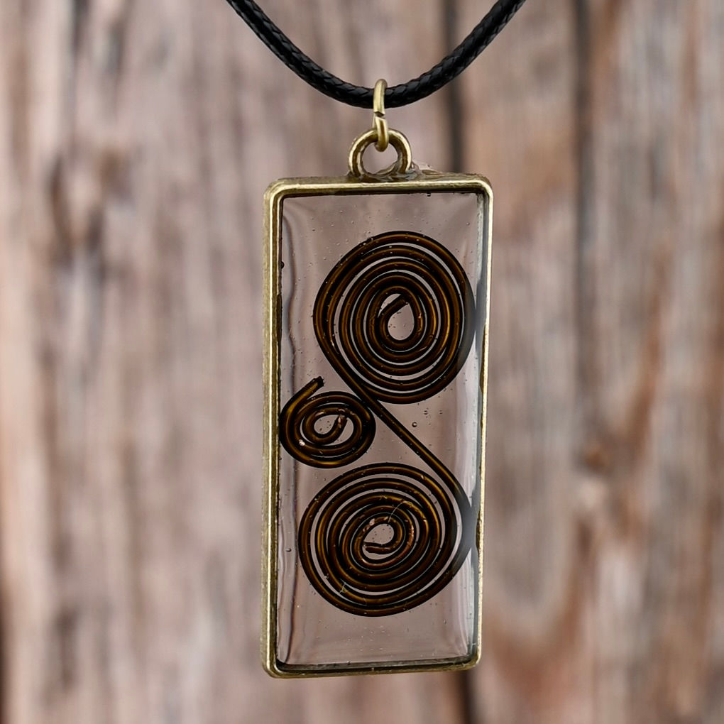 Bronze Spiral Pendant