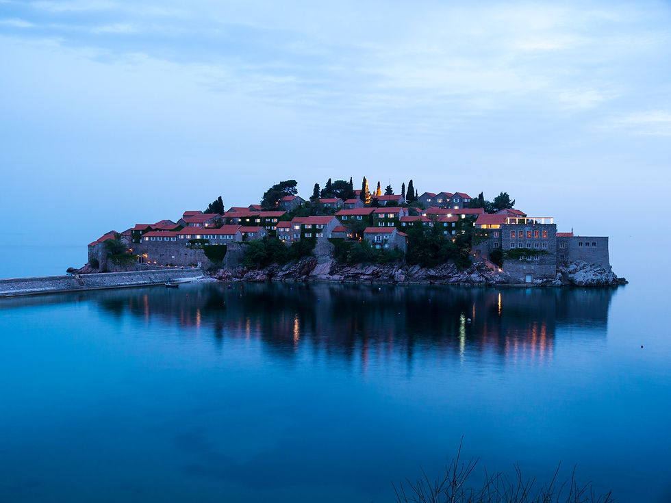 Sveti Stefan Evening