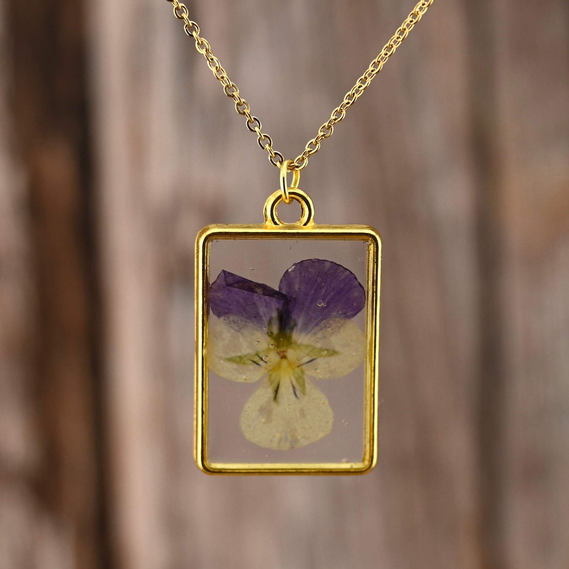 Delicate Violet Necklace