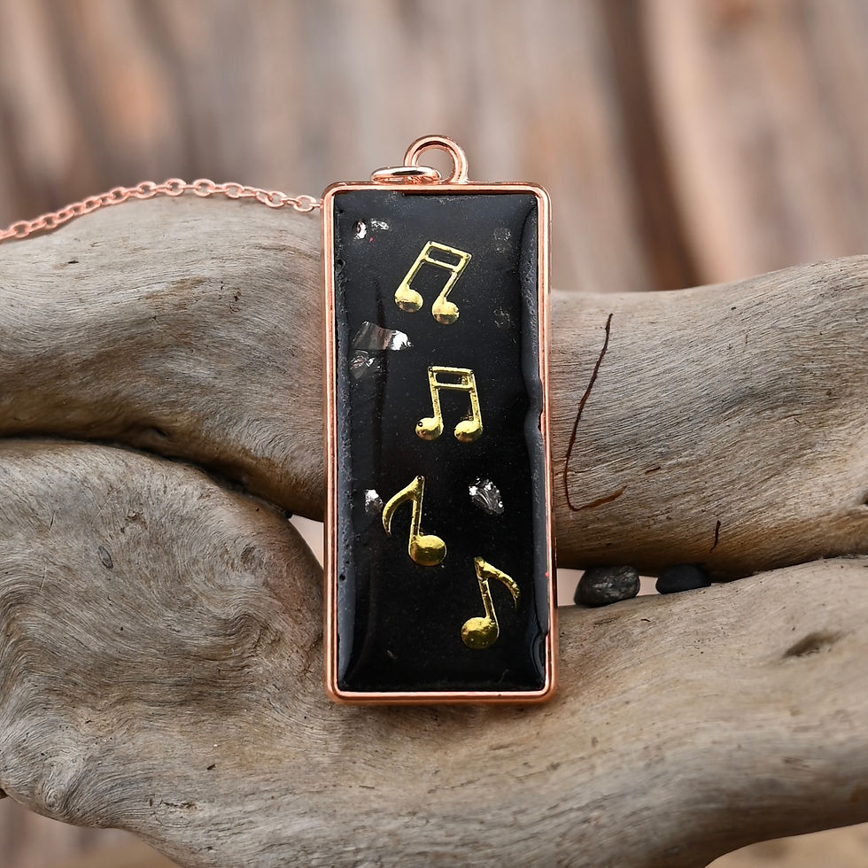 Sparkly Music Pendant