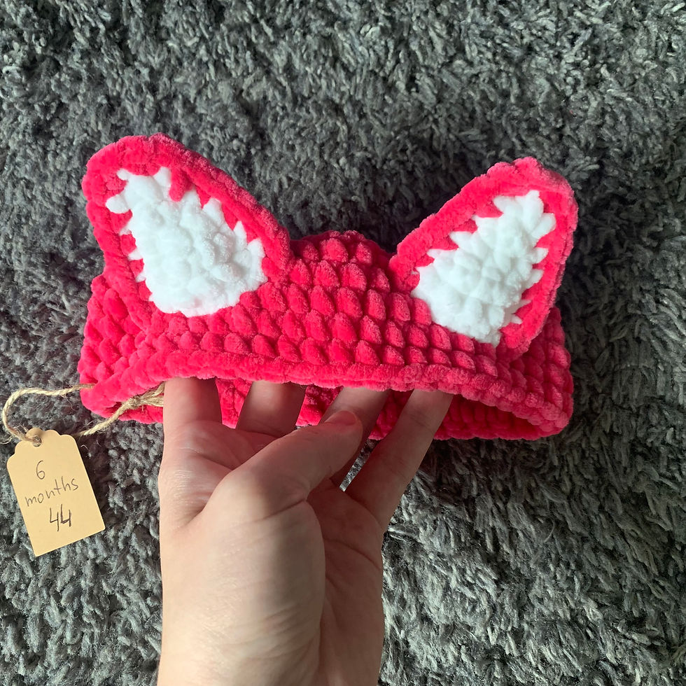 Thumbnail: Headband with Cat Ears Pattern