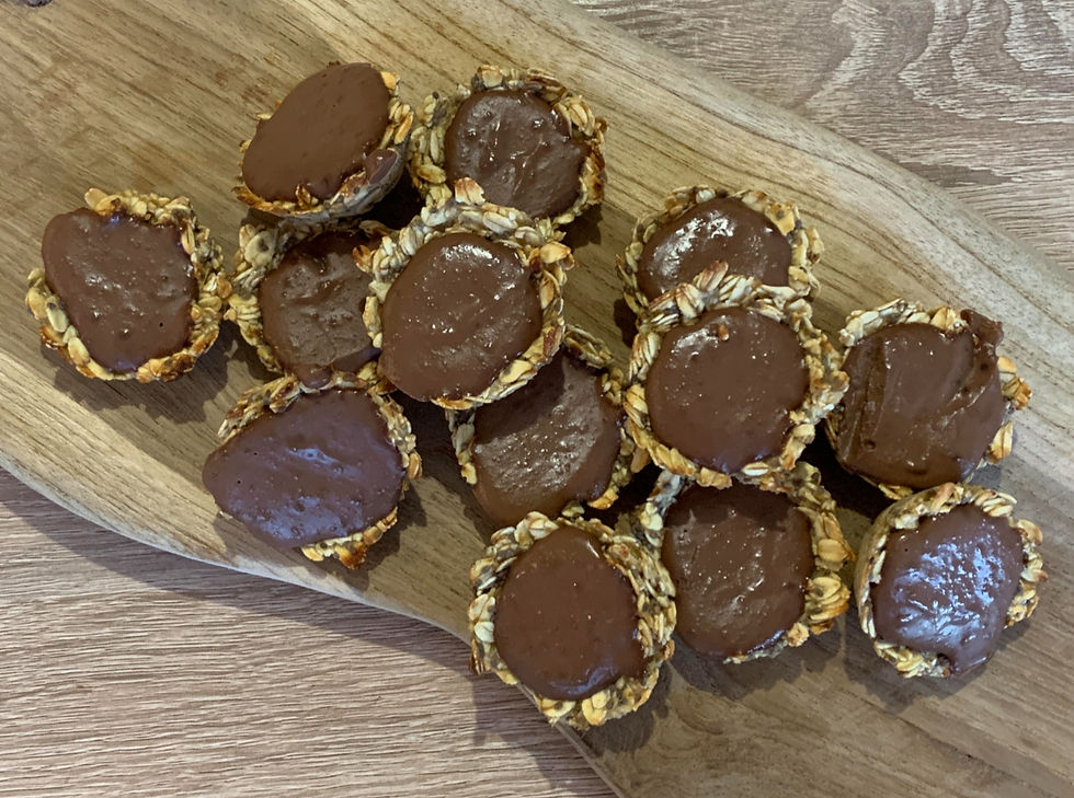 Tartelettes au beurre de cacahuètes et chocolat