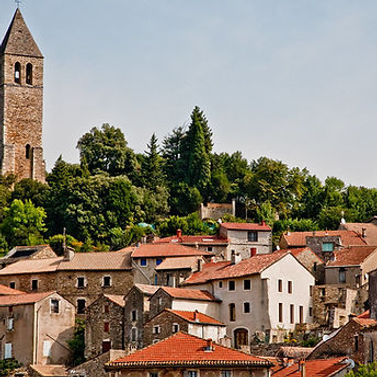 Olargues et AOP Saint-Chinian
