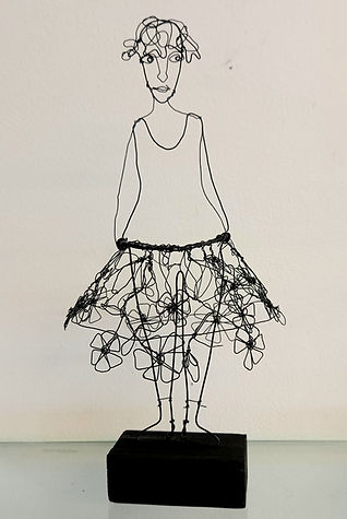Girl in Flower skirt