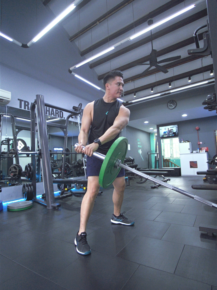 Rotational Landmine 180 for power