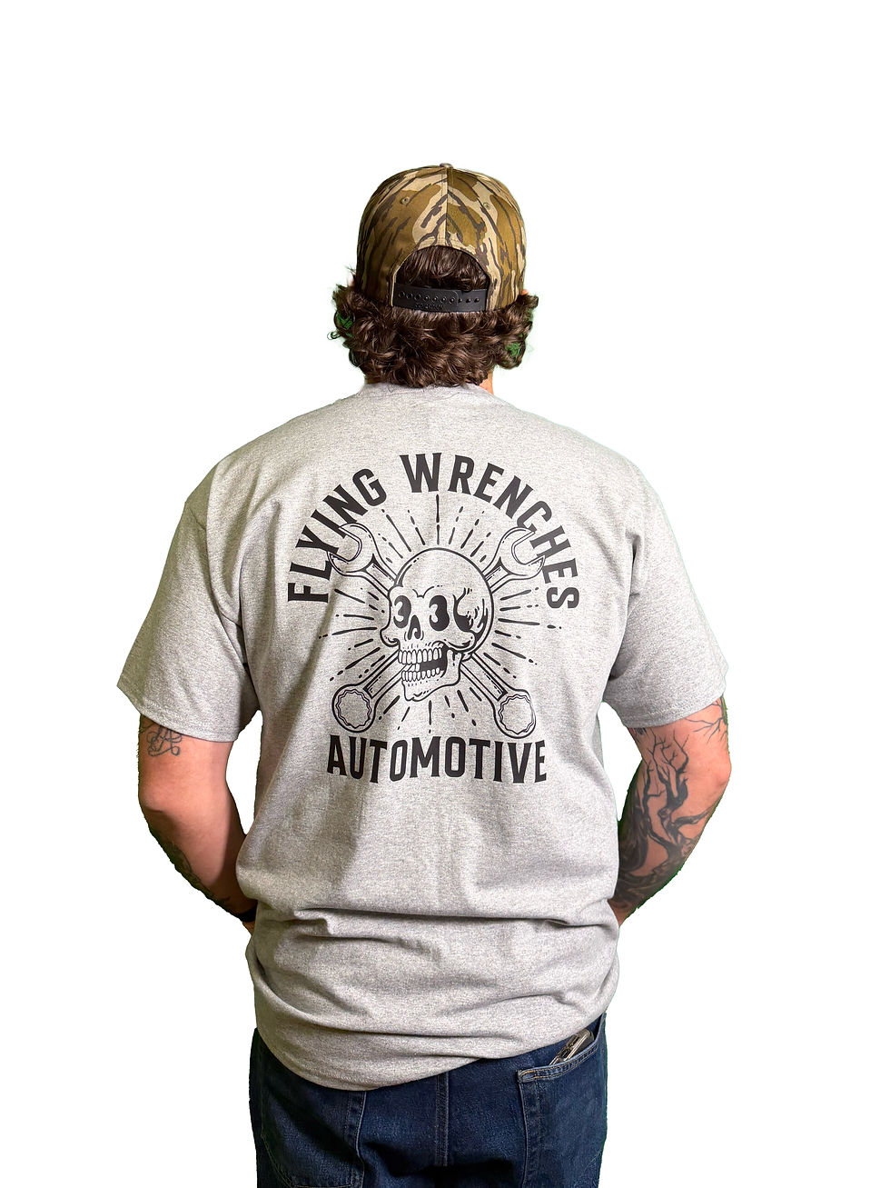Thumbnail: FW Skull Pocket Tee Gray