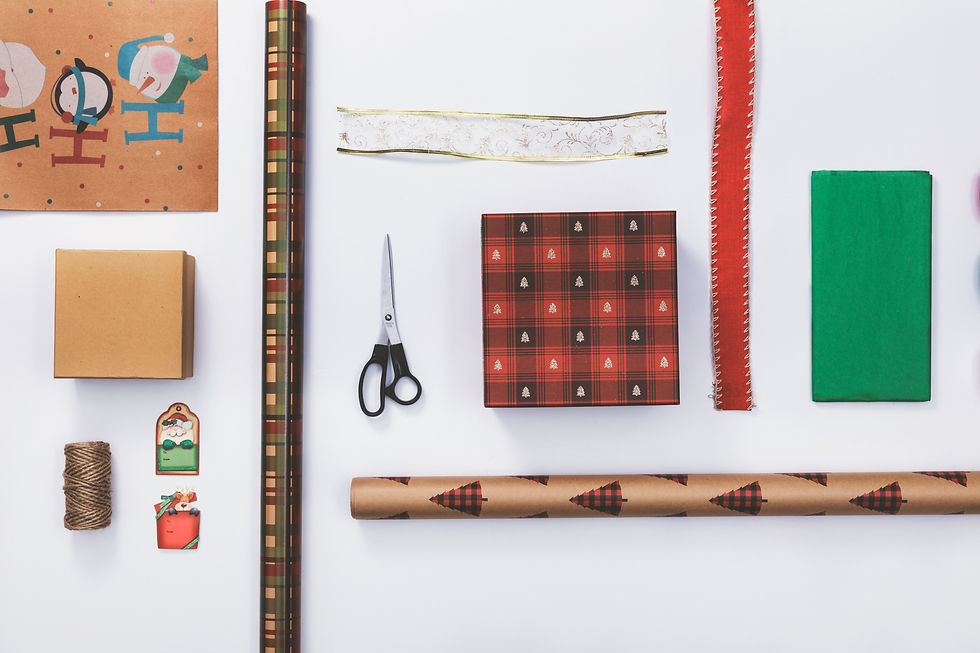 Wrapping paper for christmas