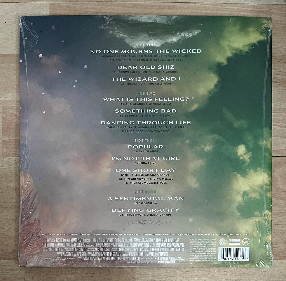 Thumbnail: Wicked The Soundtrack (pink & green coloured vinyl) US import