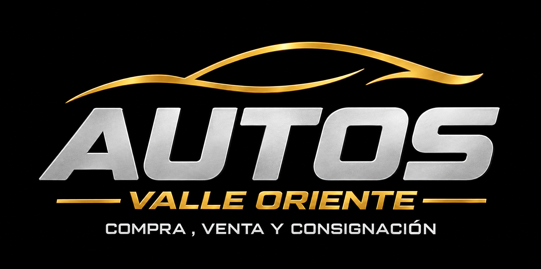 Logotipo HD Autos Valle Oriente en fondo negro