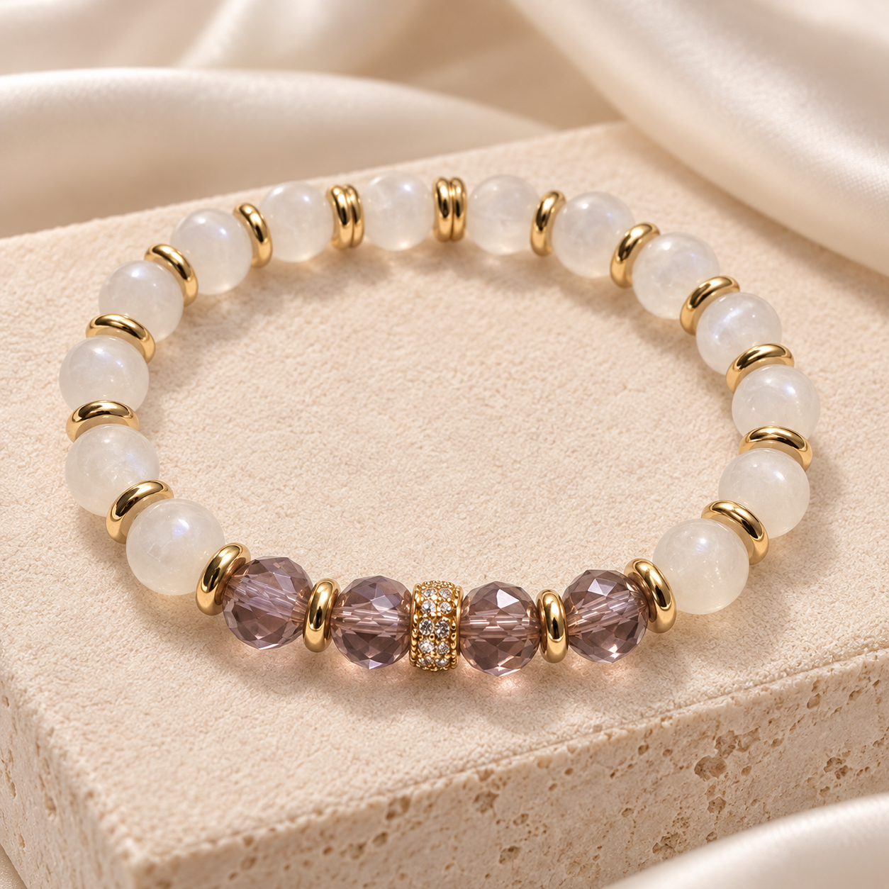 Celestine Moonstone Bracelet