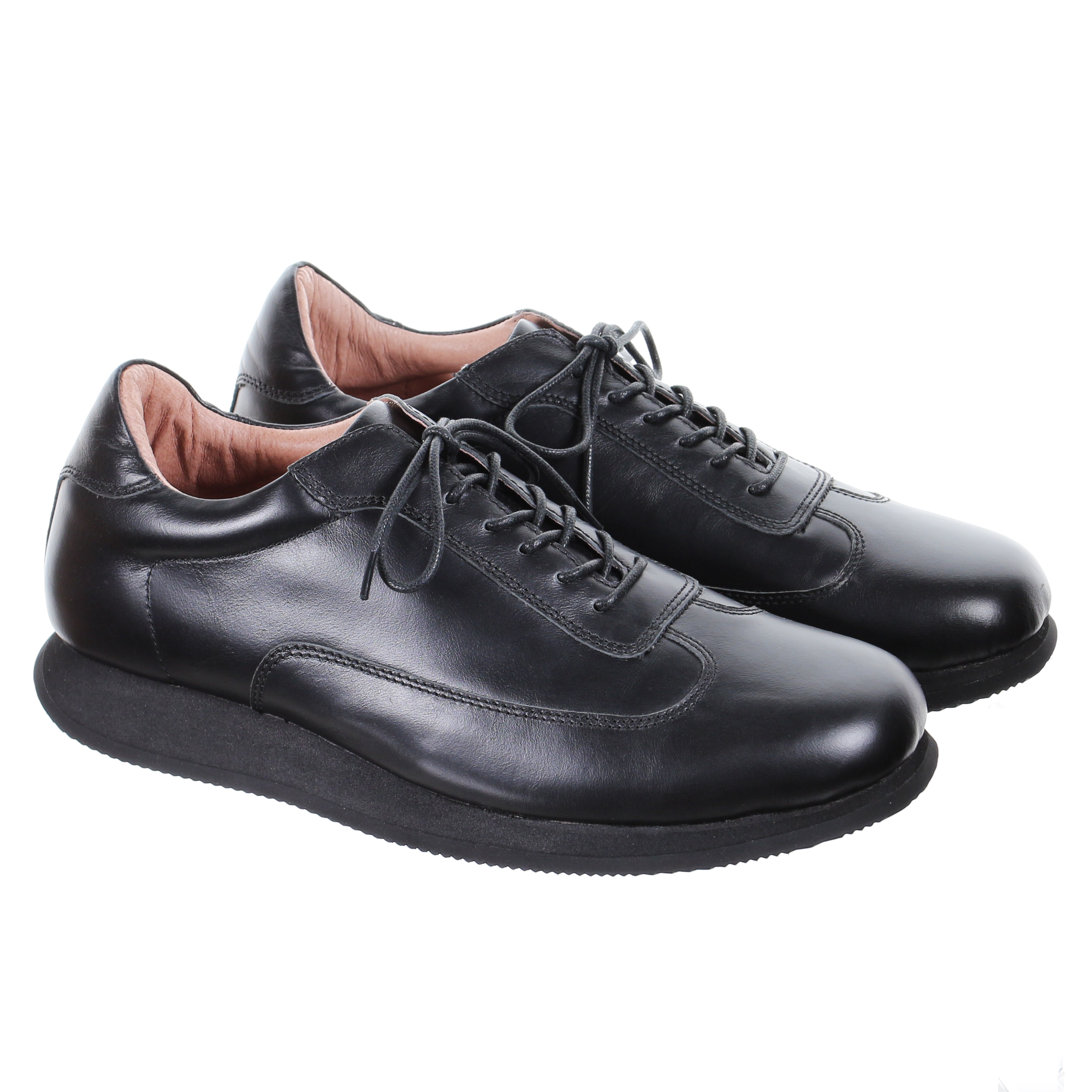 copy of Men's Style Lace Up Leather Casual Shoes (Black)