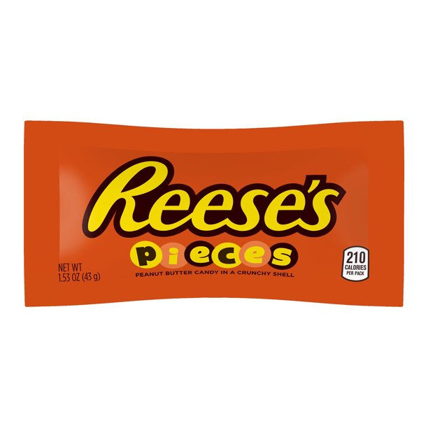 Reese's Pieces Pindakaas Snoep, 1,53 Oz 43g.