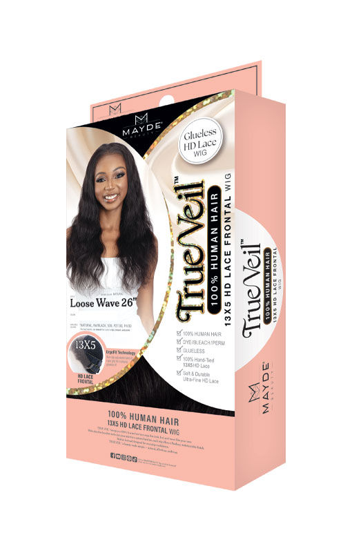 Thumbnail: True Veil 13x5 Frontal - Loose Wave 26"