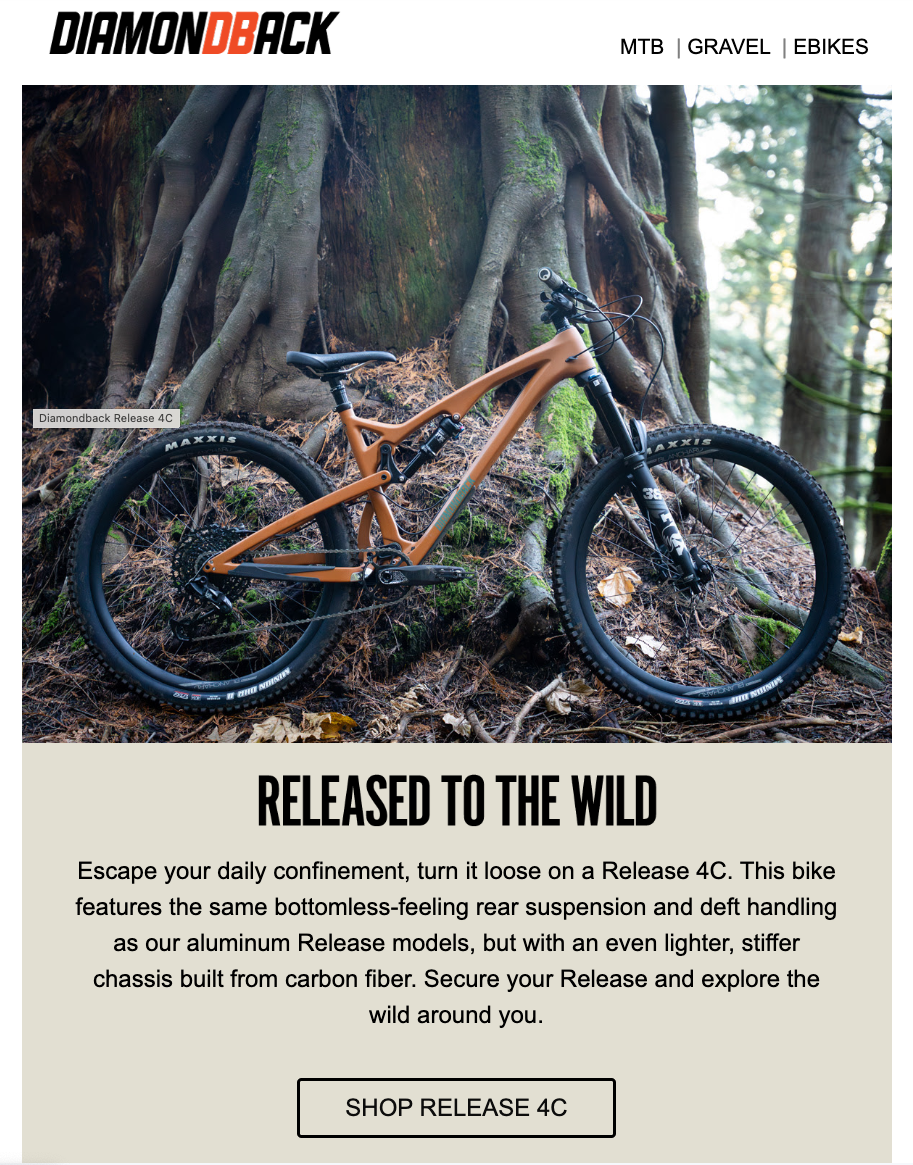 mountain bike ad