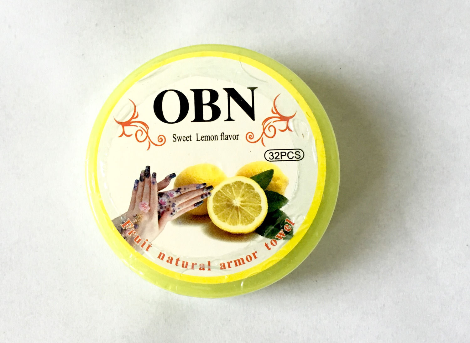 OBN Nail Paint Removing Pads- Sweet Lemon