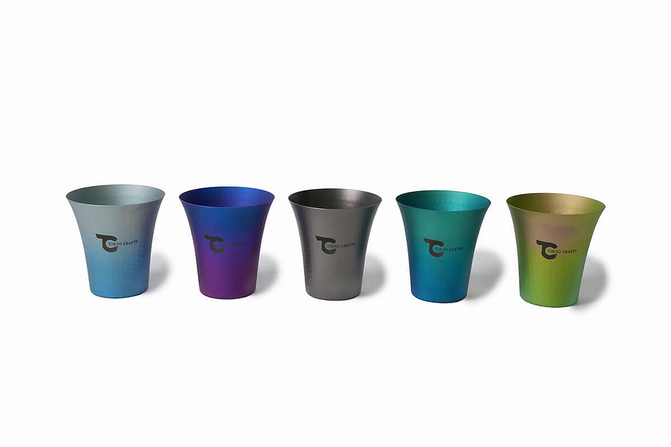 섬네일: TOKYO CRAFTS Swig Titanium Sake Cup 300 mL – Clear Sky