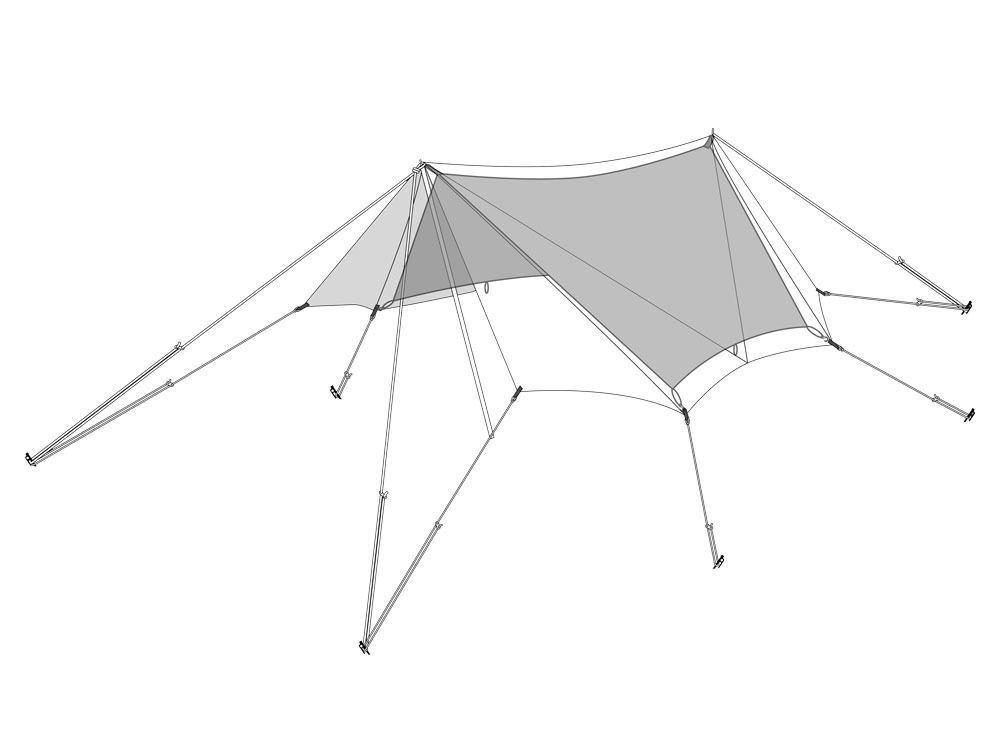 TAKIBI Tarp Octa Inner Roof