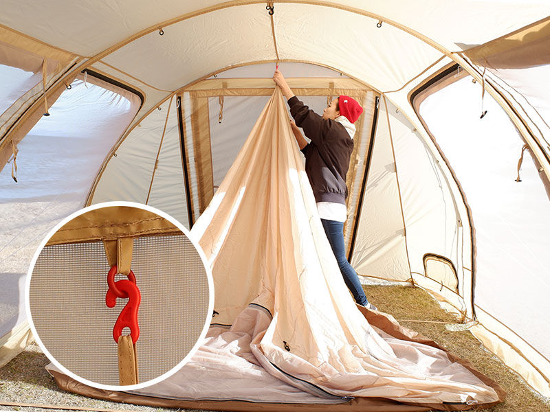 ภาพขนาดย่อ: DoD INNER TENT for KAMABOKO TENT 3 (L)