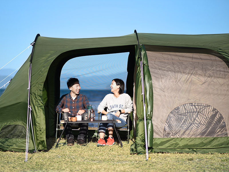 KAMABOKO TENT 3 (S) Khaki | CAMP STUDIO 
