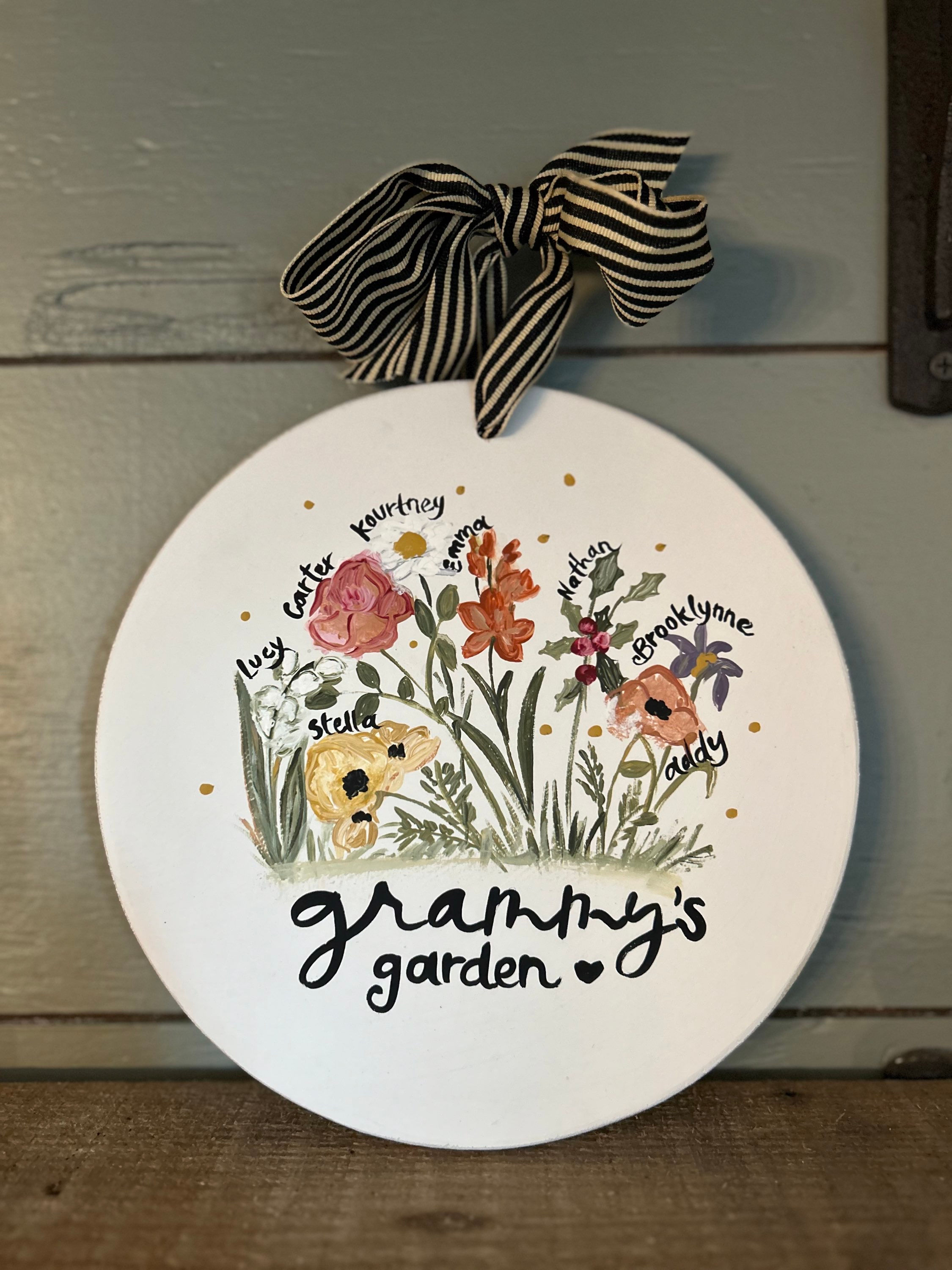 Mother’s Day Garden Sign- 9 in round  
