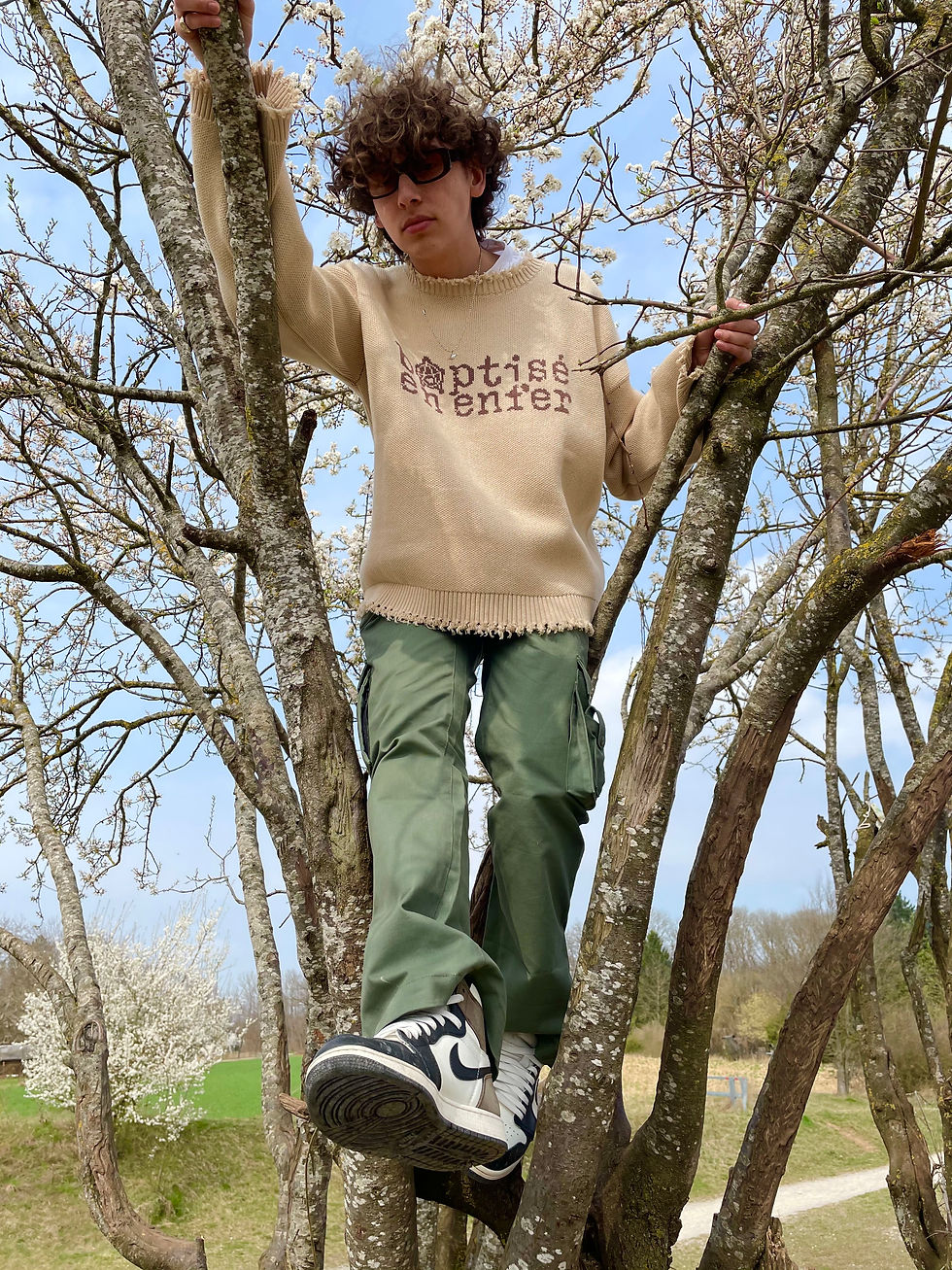 Thumbnail: BAPTISÉ EN ENFER KNIT SWEATER